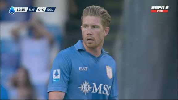 ¡Lo tuvo Napoli! De Bruyne se lo perdió ante Bologna