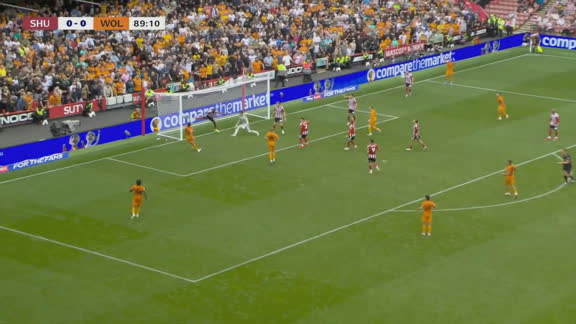La tercera fue la vencida, gol de Raúl Jiménez para el 0-1 de los Wolves