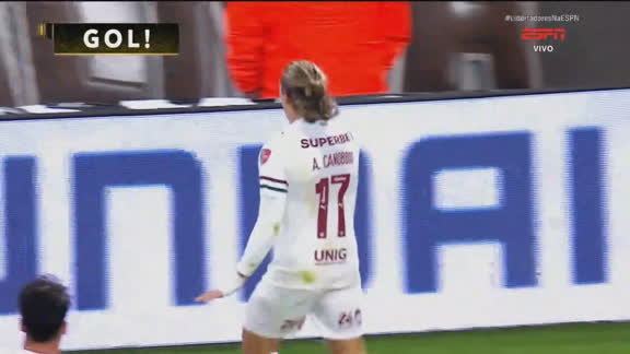 Gol do Fluminense! Canobbio 'entorta' a marcação, finaliza cruzado e diminui contra o Platense; VEJA