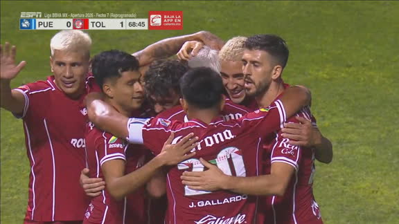 ¡El Diablo logra abrir el marcador! | Puebla 0-1 Toluca