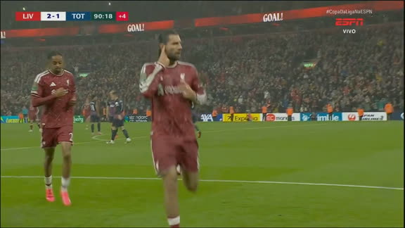 GOLAÇO DO LIVERPOOL! Szoboszlai manda um foguete, anota pintura e faz 3 a 1 no Tottenham