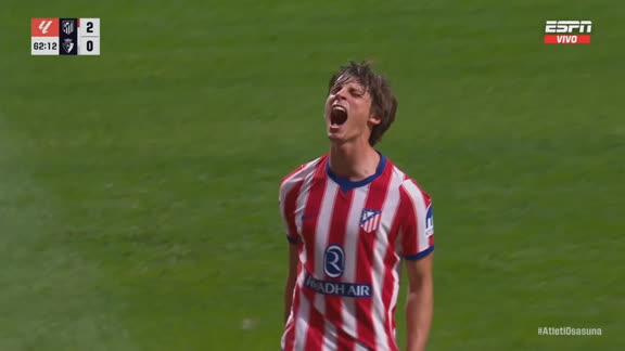 ¡Gol de Le Normand para el 3-0 del Atlético de Madrid!