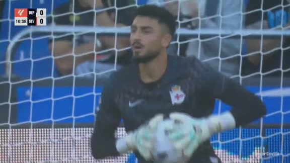 ¡Leo Román evitó el primer tanto del Sevilla en LaLiga!