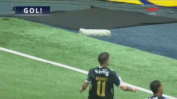 Gol RELÂMPAGO do Atlético-MG! Com menos de 20 segundos, Bernard põe Galo na frente do Santos