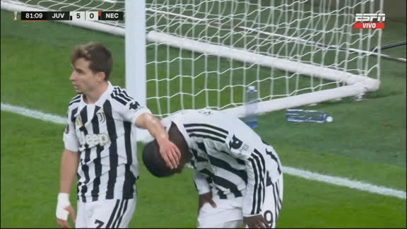 Kolo Muani selló la goleada de Juventus