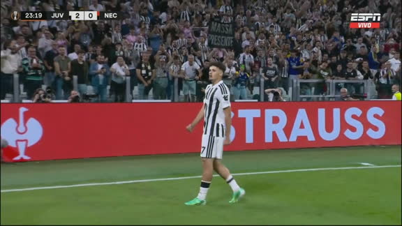 ¡2-0! Alajbegovic firmó un golazo y estiró la ventaja de Juventus
