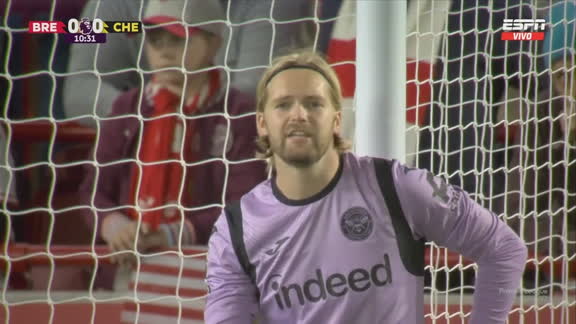 Kelleher y una atajada sensacional para evitar el 1-0 de Chelsea