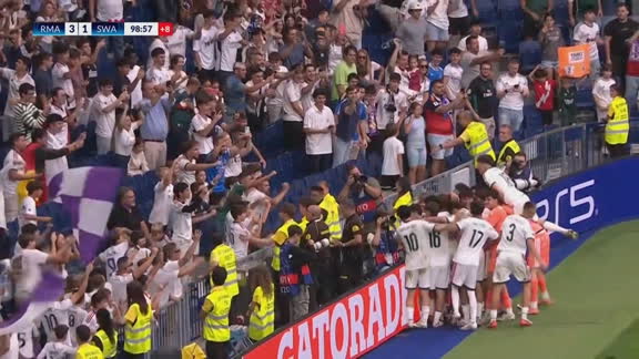 Roberto Martin selló el triunfo de Real Madrid sobre el final