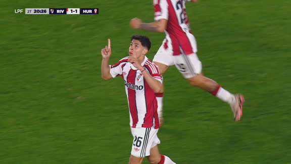 ¡Golazo impresionante de Galván para el empate de River!