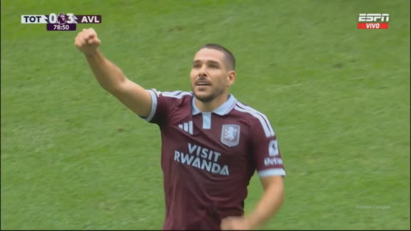 ¡Infernal golazo de Emi Buendía para el 3-0 del Aston Villa!