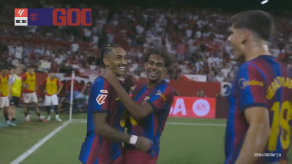 ¡Ahí está! Triplete de Raphinha amplía la ventaja del Barça