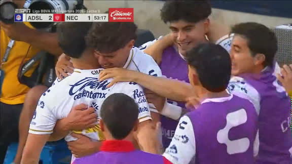 Atlético de San Luis le da la vuelta al partido | San Luis 2-1 Necaxa