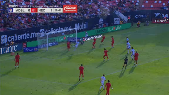 ¡Atlético de San Luis empata el partido! San Luis 1-1 Necaxa