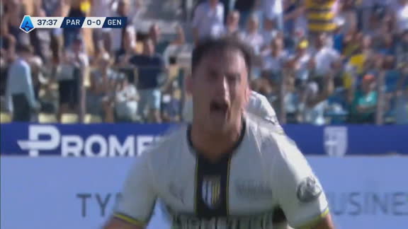 Gran gol del Rulo Romero para adelantar al Parma
