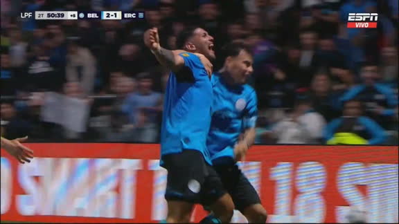 ¡Pase mágico de Zelarayán y volea de Passerini para el gol agónico de Belgrano!
