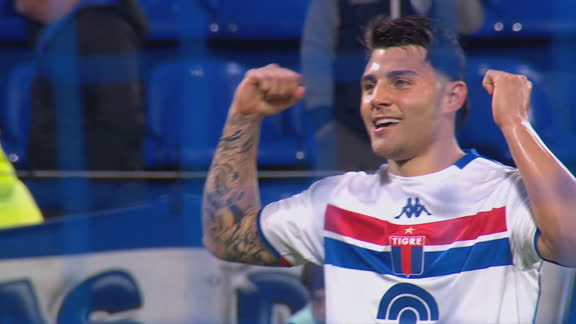 ¡Toque, toque y golazo! Russo estampó el 1-1 ante Vélez