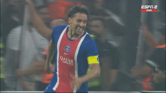 Marquinhos durmió a la defensa del Marsella y le devolvió la ventaja al PSG