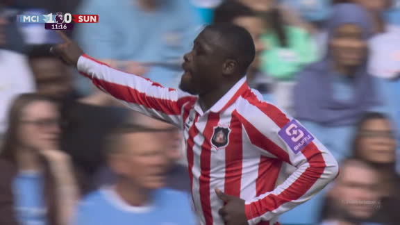 El City se durmió y Sunderland lo empató rápido: Brobbey marcó el 1-1
