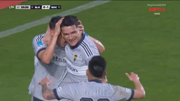 Gol do Boca! Ex-Palmeiras, Miguel Merentiel recebe cruzamento de Blanco e amplia contra o San Lorenzo
