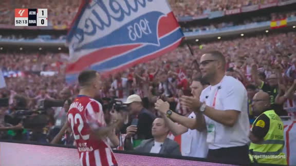 ¡El Atleti toma la delantera! Grimaldo no perdona y pone el 1-0 de penal