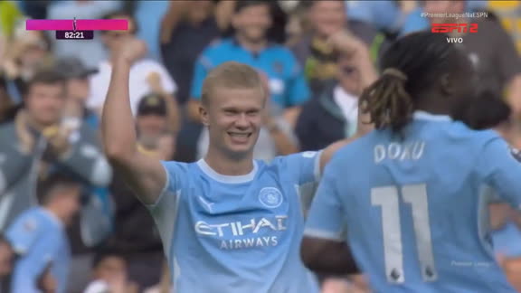 Gol do Haaland! Atacante do City se redime de chance perdida, marca contra Sunderland pela 1ª vez na carreira e vibra muito