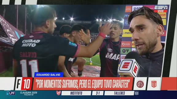 Salvio: "El equipo está para dar pelea y ser protagonista siempre"