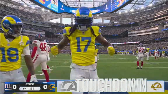 ¡Los Rams abren el marcador en el MNF! | Giants 0-7 Rams