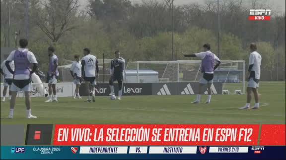 ¡Argentina se entrena de cara al choque con Bolivia!