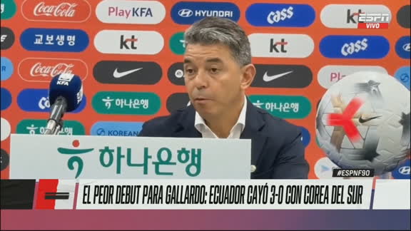 Gallardo: "No fue el debut esperado, pero queda mucho por recorrer"
