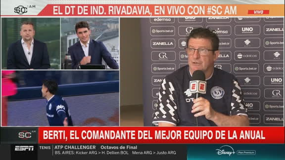 Alfredo Berti y la recta final del año al mando de Independiente Rivadavia