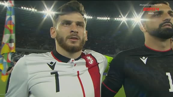 Kvaratskhelia em campo! Geórgia enfrenta a Irlanda do Norte pela Nations League