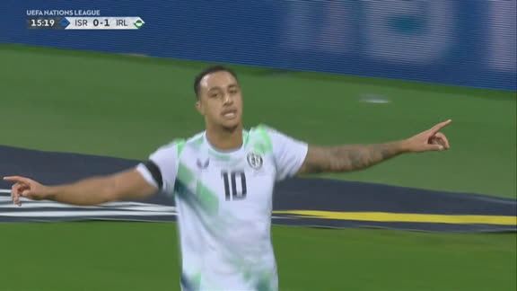 Idah le ganó el mano a mano a Peretz y puso el 2-0 ante Israel