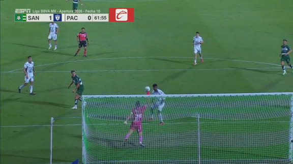 ¡Los Tuzos se salvan del segundo gol! | Santos 1-0 Pachuca