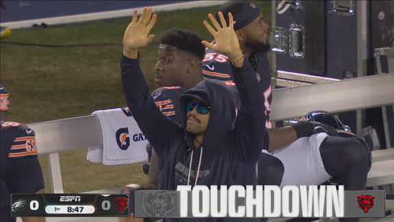 ¡Los Bears pegan primero! | Eagles 0 Bears 7