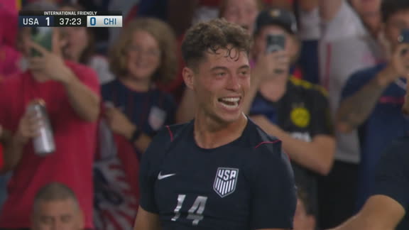 Berhalter pisó el área y puso el 1-0 ante Chile