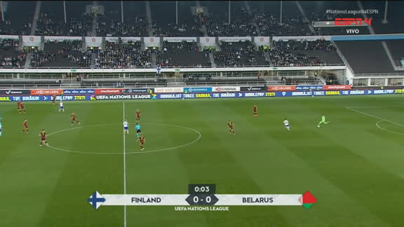Começa o jogo! Finlândia e Belarus se enfrentam pela Nations League; VEJA