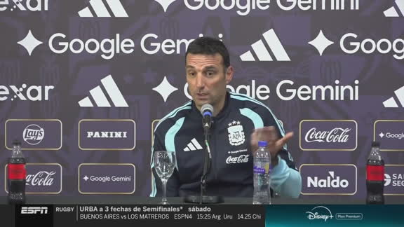 Scaloni: "Como capitán, el comportamiento del Cuti debe ser ejemplar"