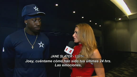 Joey Porter Jr es todo sonrisas tras llegar a los Cowboys