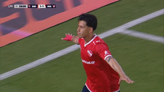 ¡Reacción inmediata del Rojo! Maxi Meza puso el 1-1 ante Instituto