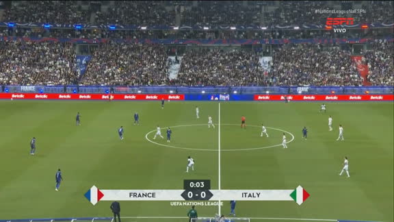 Clássico na Nations League! França e Itália se enfrentam no Stade de France