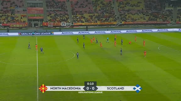 Começa o jogo! Escócia visita a Macedônia do Norte pela Nations League