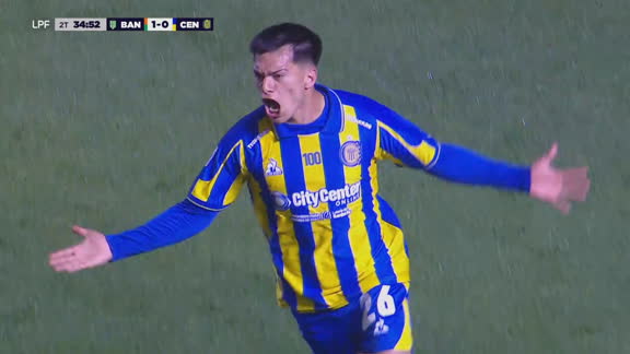 Gran gol de Cantizano para el empate de Rosario Central