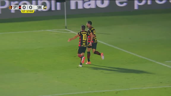 Gol do Sport! Neto Pessoa abre o placar contra o São Bernardo pela Série B