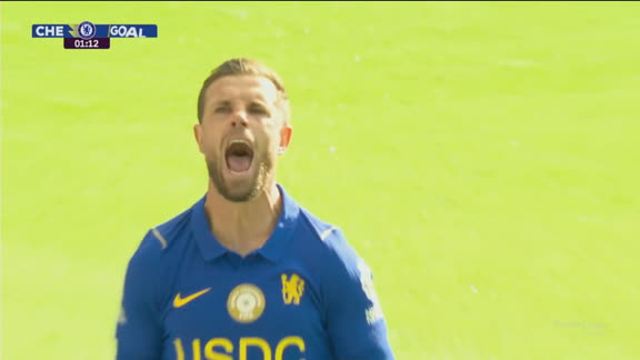 GOLAÇO DO CHELSEA! Henderson acerta lindo chute de fora da área e abre o placar com 1 minuto de jogo