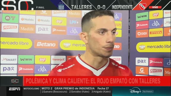 Marcone: "Vinimos a ganar, nos vamos con bronca"