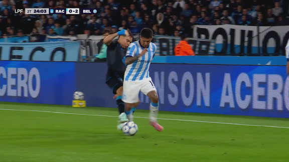 El VAR llamó y Falcón Pérez anuló el segundo gol de Belgrano