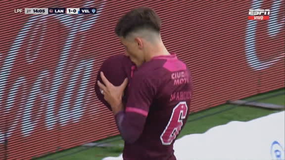 ¡Marcich llegó al área y tocó al gol para firmar el 1 a 0 de Lanús!