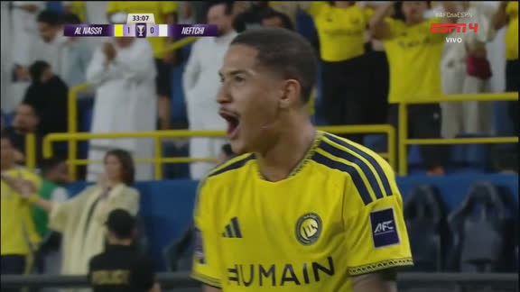 Gol do Al Nassr, Ângelo! Brasileiro abre o placar para o time de Cristiano Ronaldo na Champions League Asiática