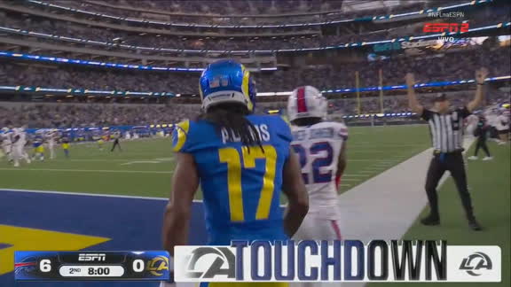 Touchdown Rams! Stafford encontra Adams livre na endzone para abrir o placar; VEJA