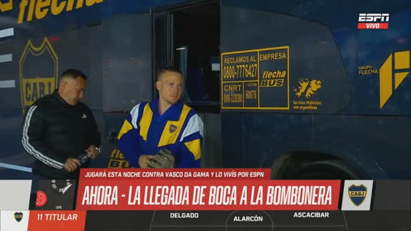 En modo Sudamericana: Boca llegó a la Bombonera